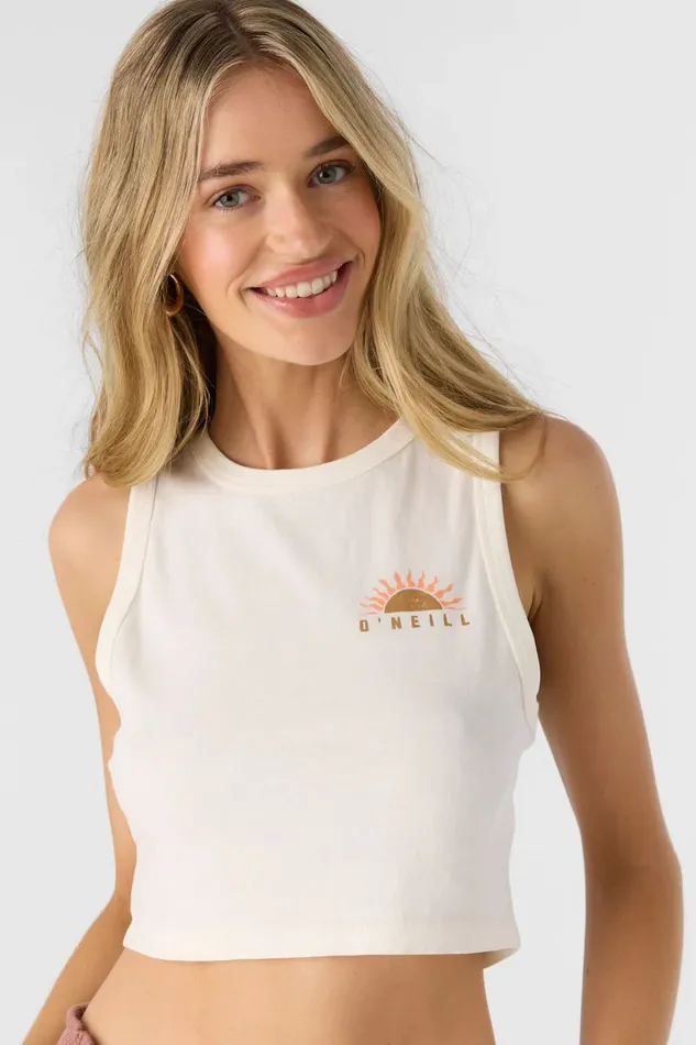 SUNNY PALMS TEE Winter White Women O039NEILL Clothing