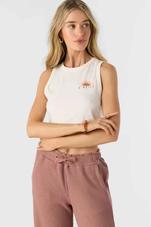 SUNNY PALMS TEE Winter White Women O039NEILL Clothing