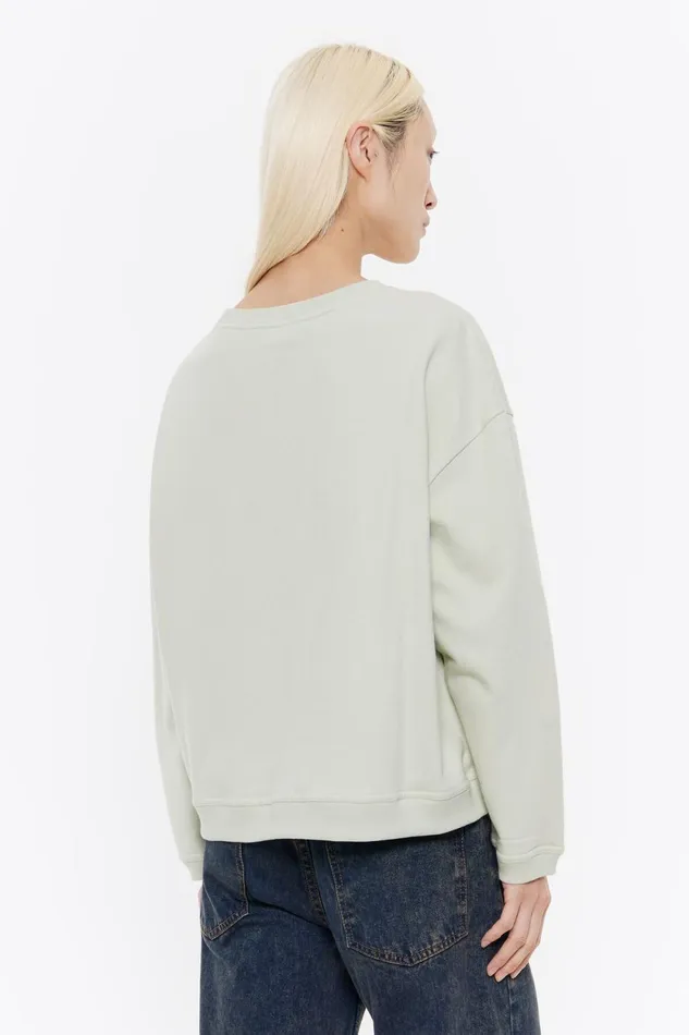 Sweatshirt Logo Brod Vert Clair Light Green Women Bimba Y Lola Sweatshirts Sweatshirt Logo Brod Vert Clair Light Green Women Bimba Y Lola Sweatshirts