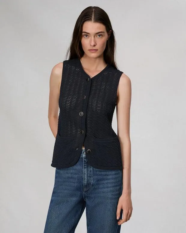 Sweaters and Sweatshirts Women Rag and Bone Elisa Cotton Vest Salute