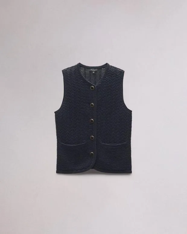 Sweaters and Sweatshirts Women Rag and Bone Elisa Cotton Vest Salute