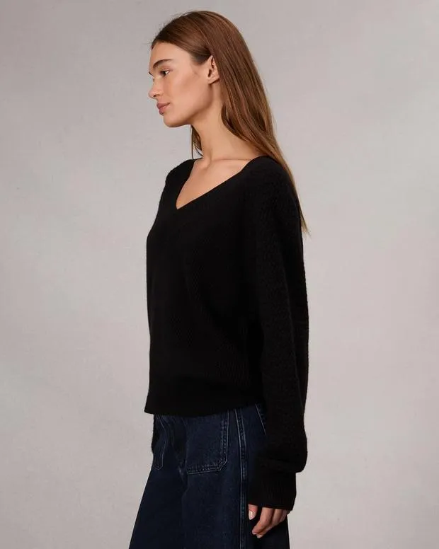 Sweaters and Sweatshirts Women Rag and Bone Kaylee Cashmere Sweater Black