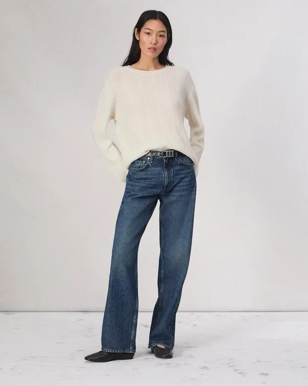 Sweaters and Sweatshirts Women Rag and Bone Maud Cashmere Sweater Ivory