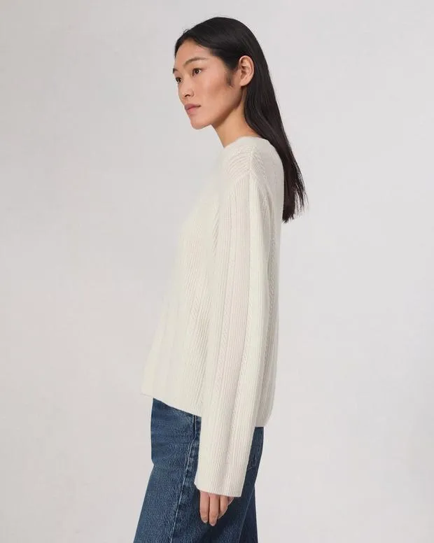 Sweaters and Sweatshirts Women Rag and Bone Maud Cashmere Sweater Ivory