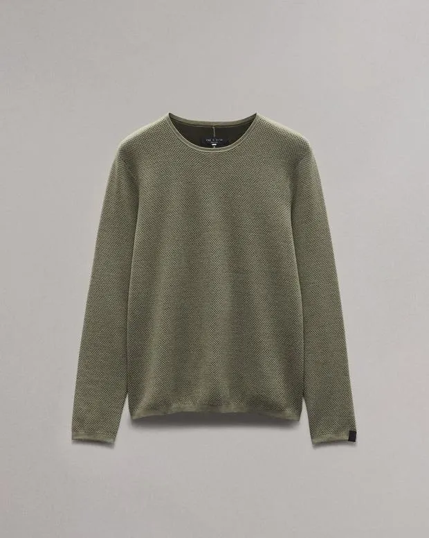 Sweaters Men Rag and Bone Bennet Crewneck Sweater Sage