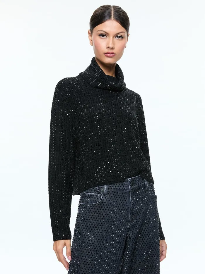 Sweaters Women Alice Olivia Corin Pullover Black