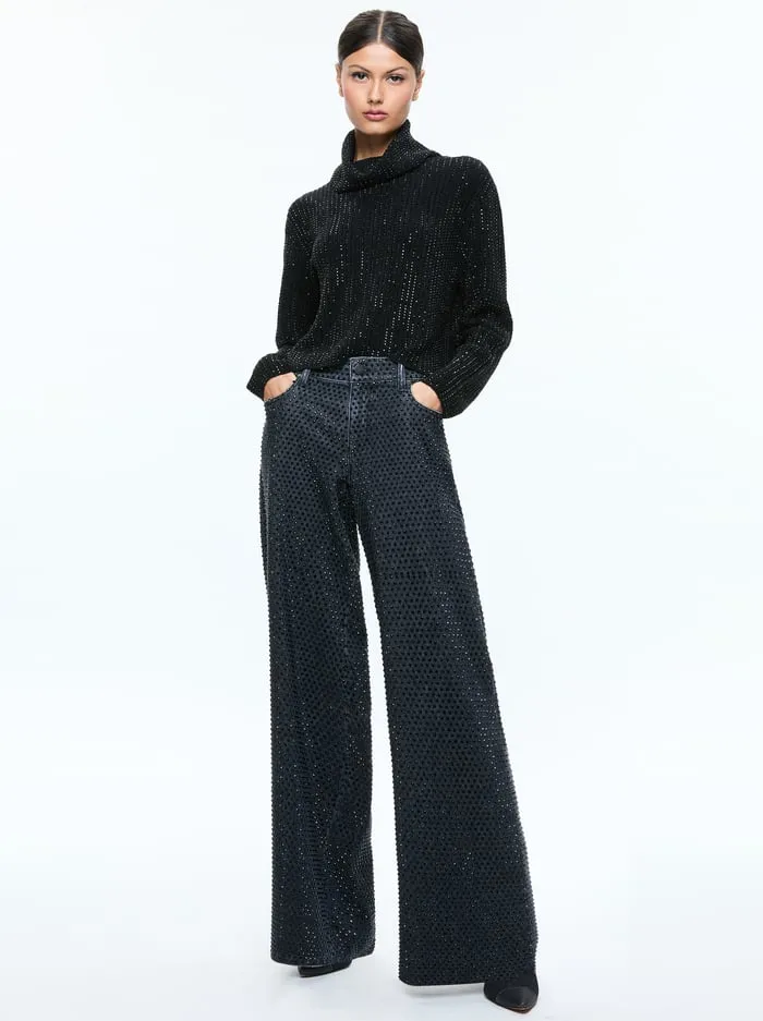 Sweaters Women Alice Olivia Corin Pullover Black