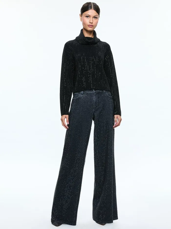 Sweaters Women Alice Olivia Corin Pullover Black