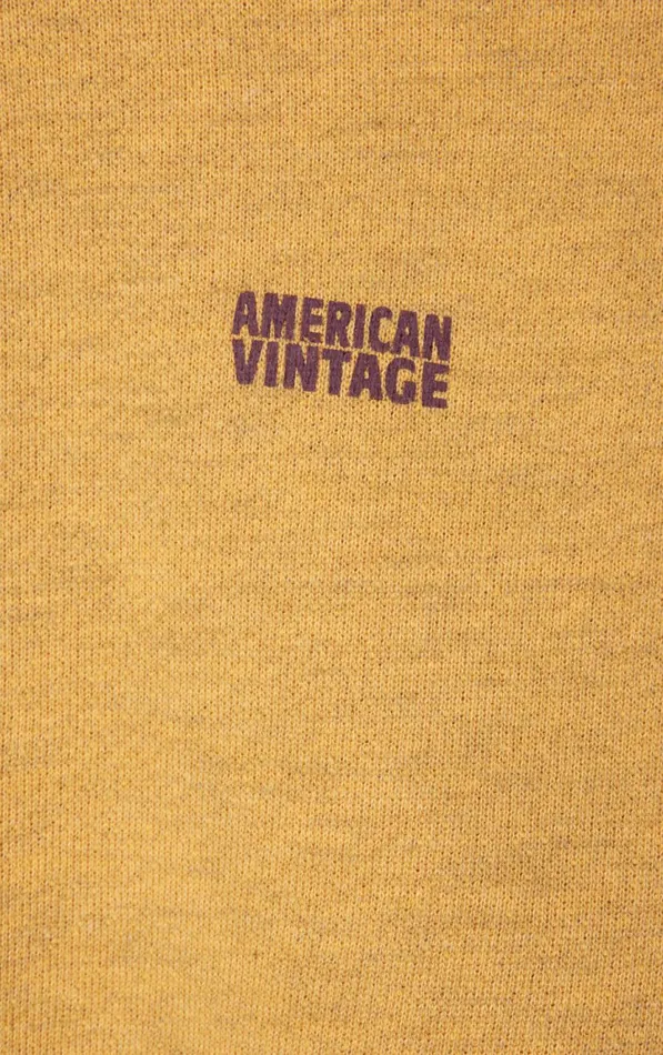 Sweatshirt Doven Overdyed Curry Kids American Vintage Sweatshirts Sweatshirt Doven Overdyed Curry Kids American Vintage Sweatshirts