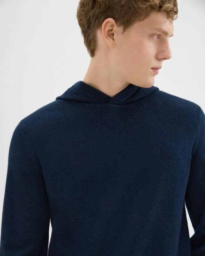 Sweatshirts Hoodies Men Theory Hilles Hoodie In Cashmere Baltic Sweatshirts Hoodies Men Theory Hilles Hoodie In Cashmere Baltic