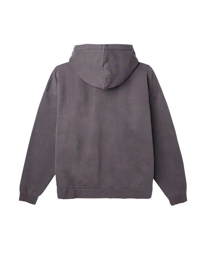 SWEATSHIRTS LOWERCASE PIGMENT ZIP HOOD Pigment Digital Black OBEY Clothing Men