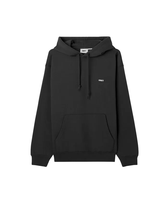 SWEATSHIRTS OBEY Clothing Men EST WORKS BOLD PULLOVER Black