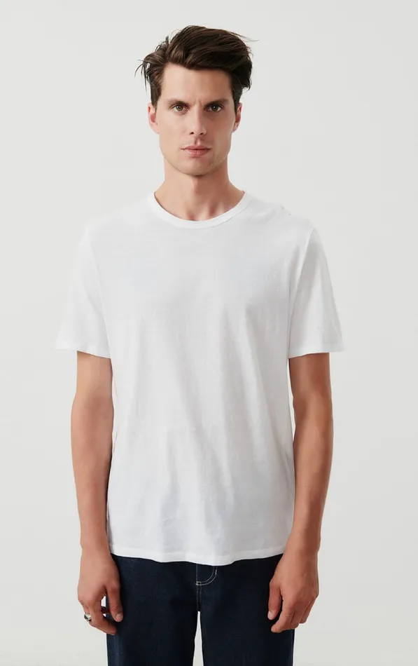 TShirt Fakobay White Men American Vintage Short Sleeve TShirts