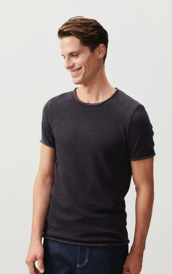 TShirt Sonoma Melange Charcoal Men American Vintage Short Sleeve TShirts