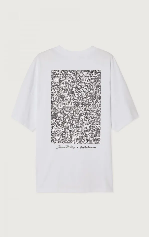 TShirt Timothy Goodman White WomenMen American Vintage Short Sleeve TShirts TShirt Timothy Goodman White WomenMen American Vintage Short Sleeve TShirts