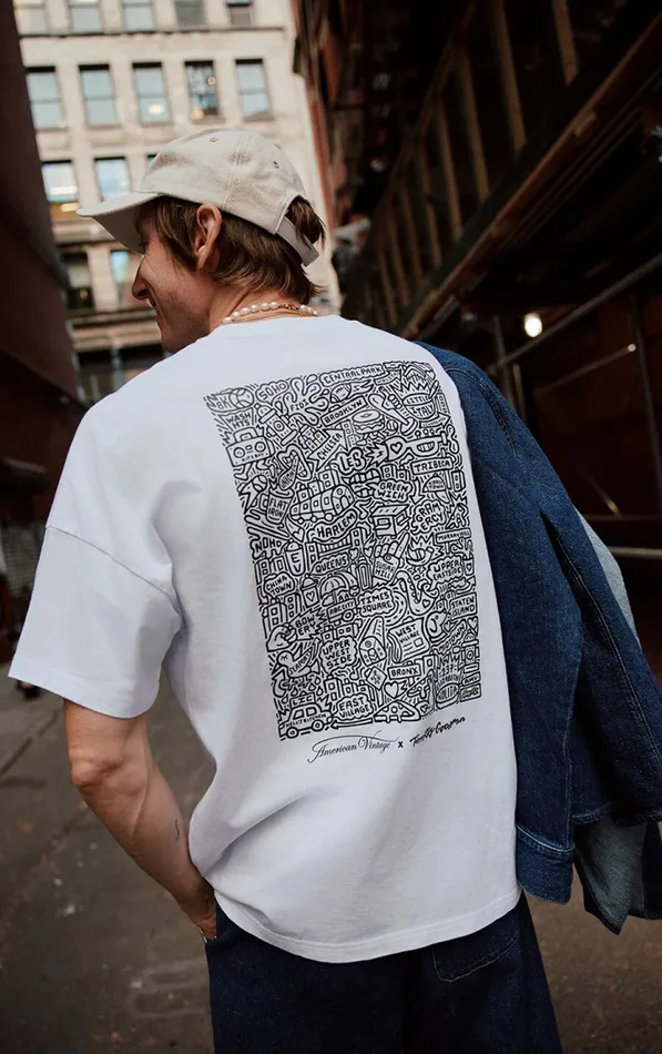 TShirt Timothy Goodman White WomenMen American Vintage Short Sleeve TShirts TShirt Timothy Goodman White WomenMen American Vintage Short Sleeve TShirts