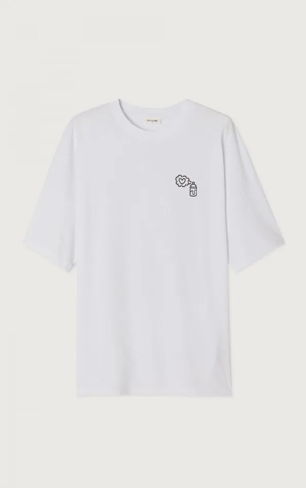 TShirt Timothy Goodman White WomenMen American Vintage Short Sleeve TShirts TShirt Timothy Goodman White WomenMen American Vintage Short Sleeve TShirts