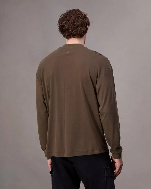 TShirts and Henleys Men Rag and Bone Cliff Jersey Tee Slate Brown