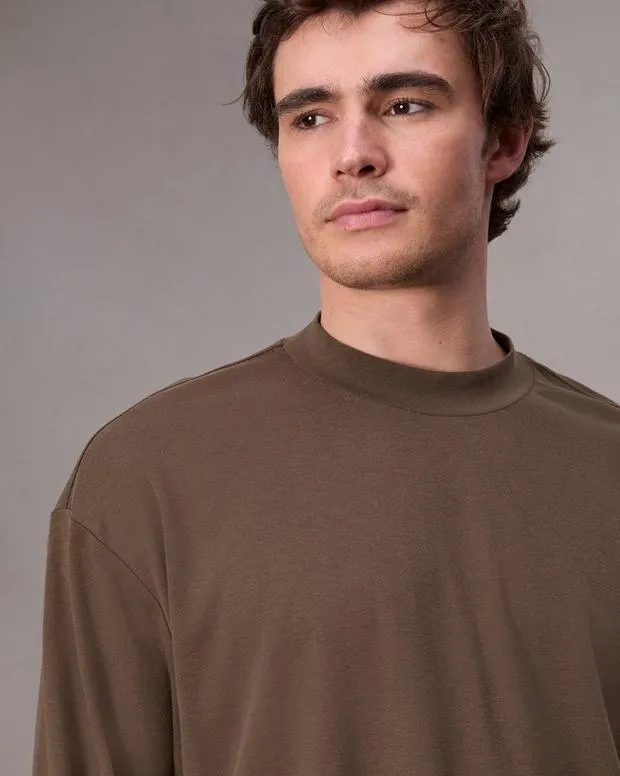 TShirts and Henleys Men Rag and Bone Cliff Jersey Tee Slate Brown
