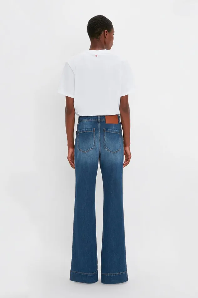 TShirts and Sweatshirts Women Victoria Beckham Fashion Stole My Smile Slogan TShirt In White