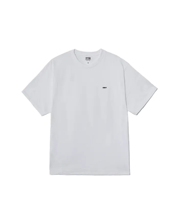 TSHIRTS ICON STENCIL FLAME CLASSIC TSHIRT White OBEY Clothing Men