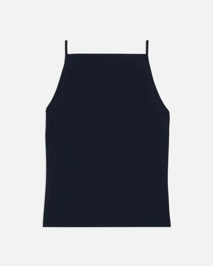 TShirts Tank Tops Women Theory Square Neck Tank Top In Precision Ponte Baltic TShirts Tank Tops Women Theory Square Neck Tank Top In Precision Ponte Baltic
