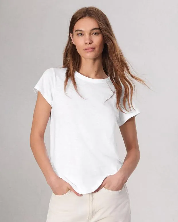 TShirts Women Rag and Bone The Slub Tee Bright White