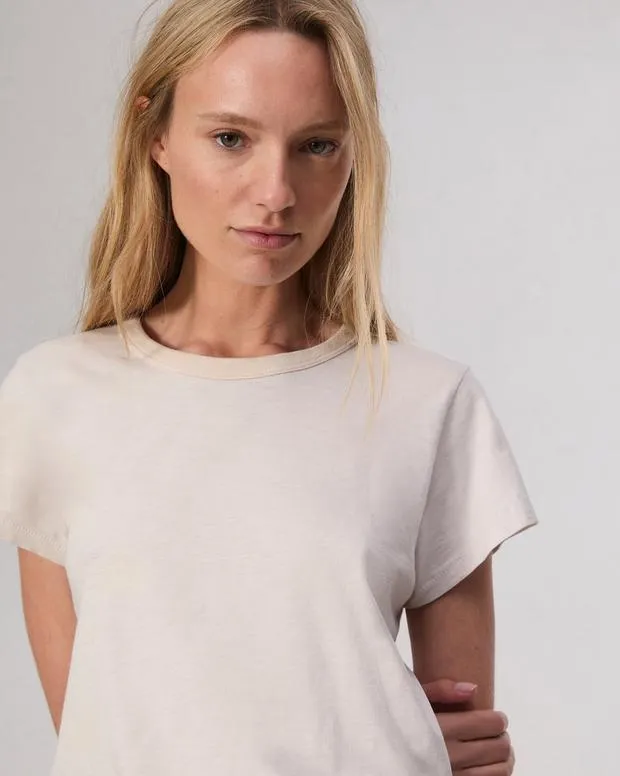 TShirts Women Rag and Bone The Slub Tee Warm Gry