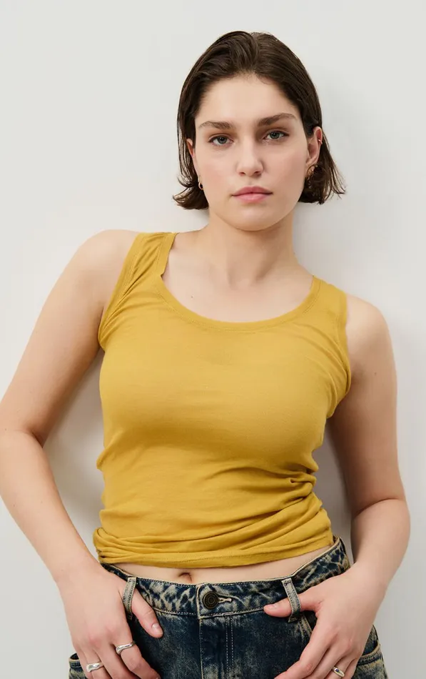 Tank Top Massachusetts Curry Vintage Women American Vintage Tops and Tanktops