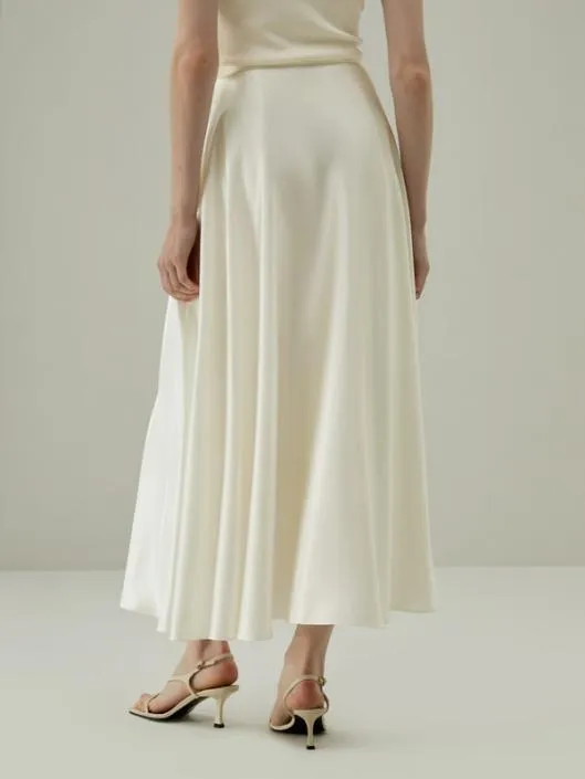 The Clarice Maxi Skirt Women Lilysilk Bottoms