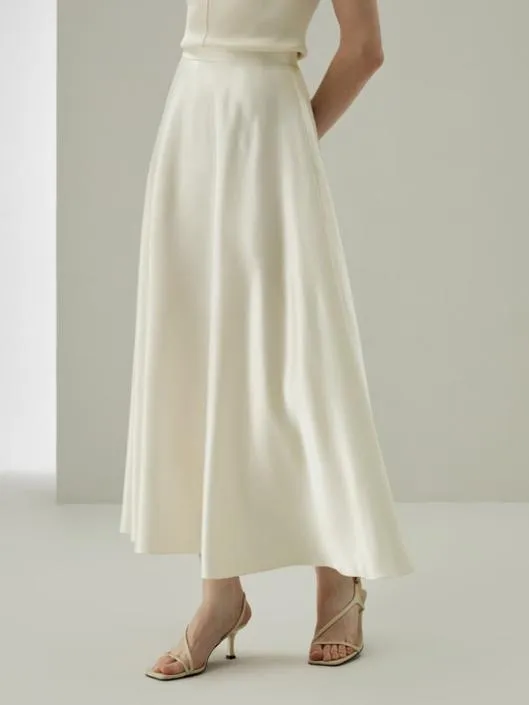 The Clarice Maxi Skirt Women Lilysilk Bottoms