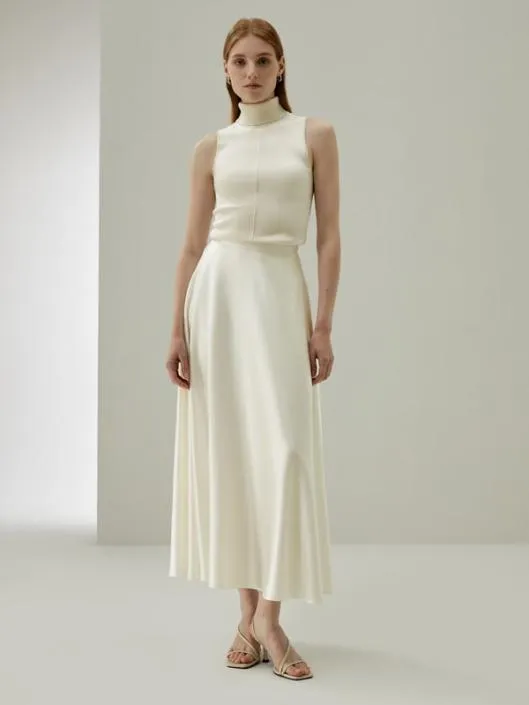 The Clarice Maxi Skirt Women Lilysilk Bottoms
