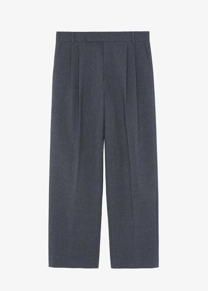 The Frankie Shop Bottoms Beo Suit Pants 8211 Grey Melange 8211 Men