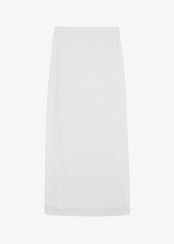 The Frankie Shop Bottoms Gigi Polka Dot Skirt 8211 White 8211 Women