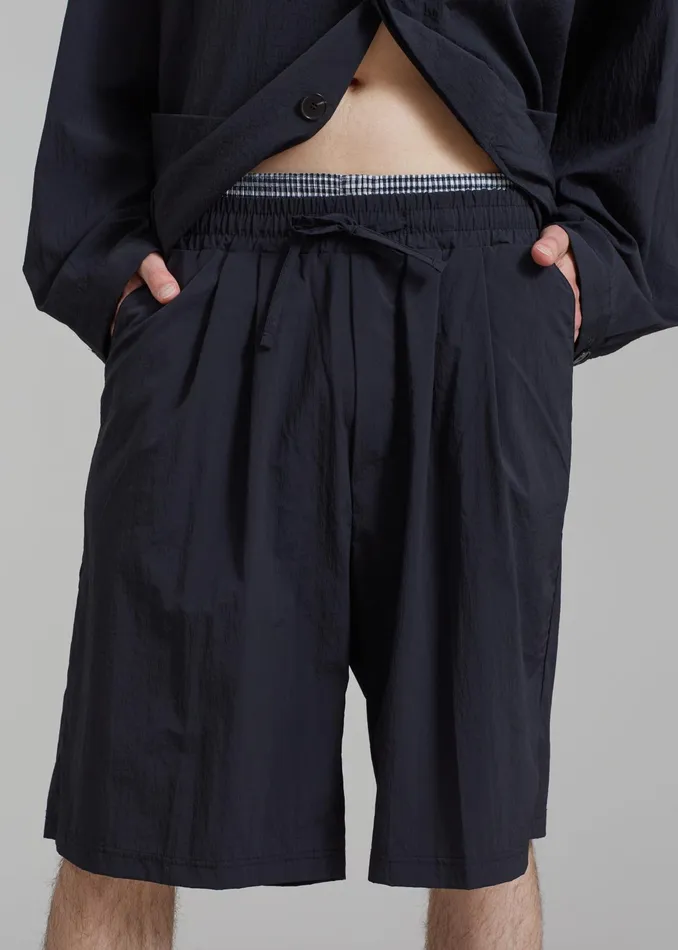 The Frankie Shop Bottoms Kabo Tracksuit Shorts 8211 Black 8211 Men