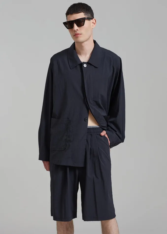 The Frankie Shop Bottoms Kabo Tracksuit Shorts 8211 Black 8211 Men
