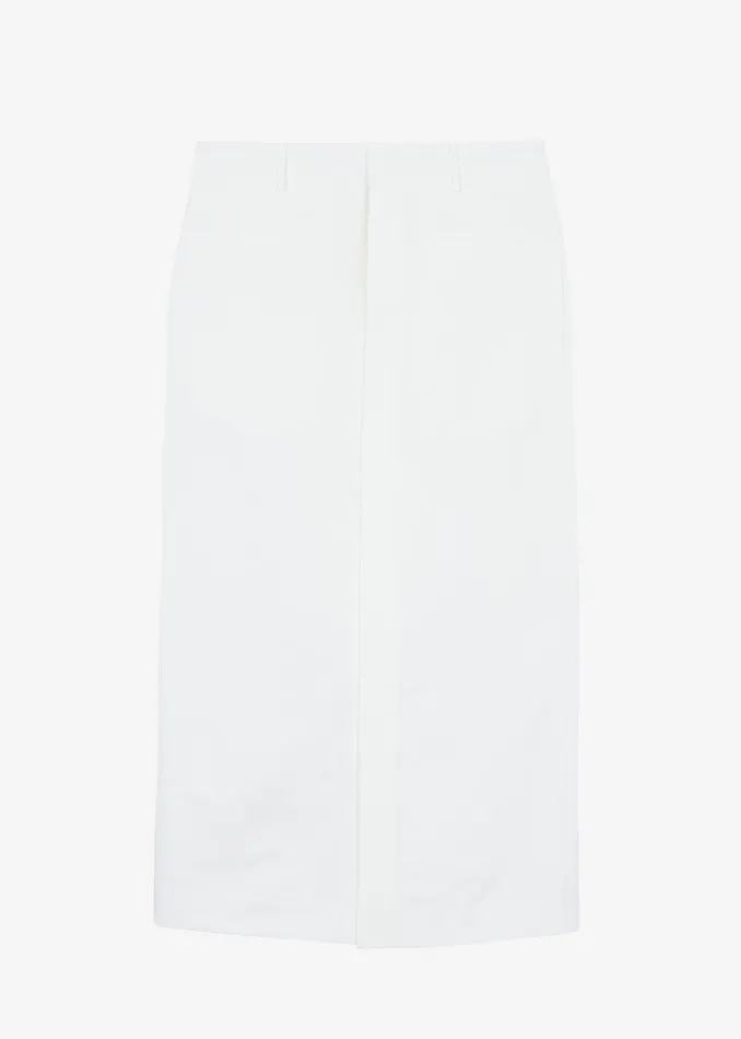 The Frankie Shop Bottoms Norah Slit Midi Skirt 8211 White 8211 Women