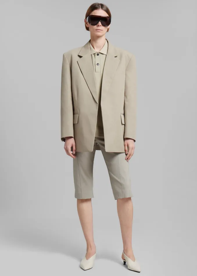 The Frankie Shop Bottoms Romane Bermuda Shorts 8211 Beige 8211 Women