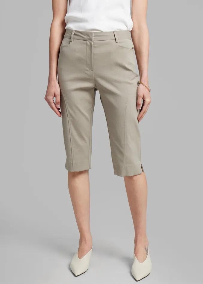 The Frankie Shop Bottoms Romane Bermuda Shorts 8211 Beige 8211 Women