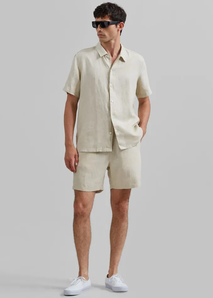 The Frankie Shop Bottoms Samse Samse Sajabari Shorts 8211 Castle Wall 8211 Men