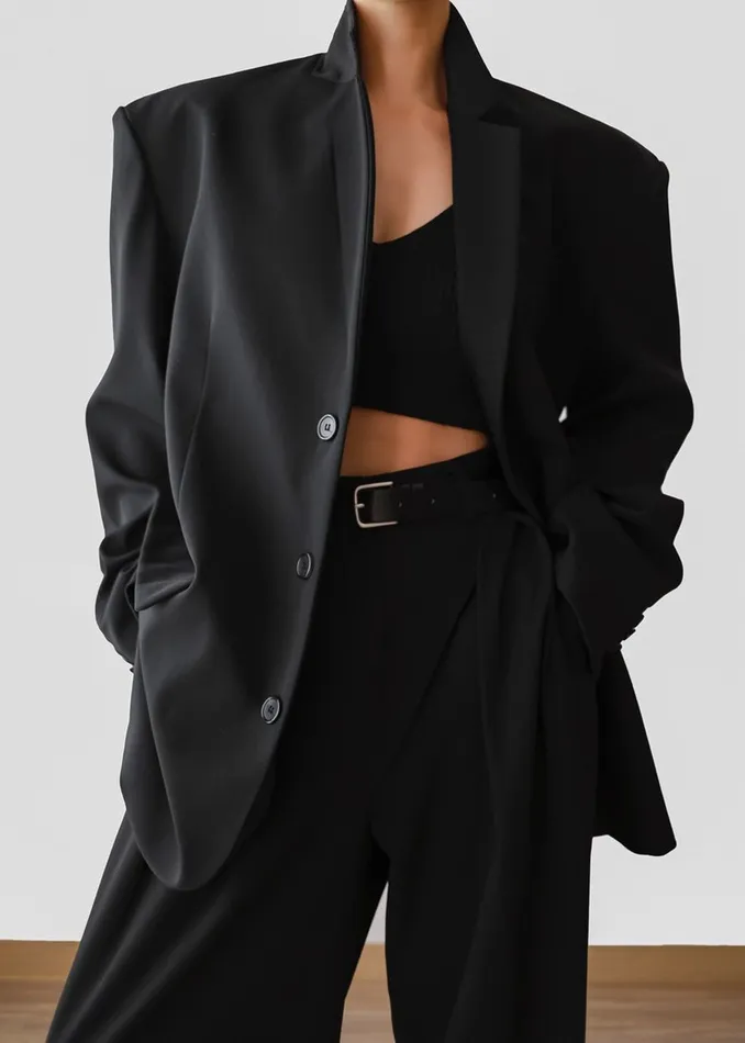 The Frankie Shop Bottoms Tansy Pleated Trousers 8211 Black 8211 Women