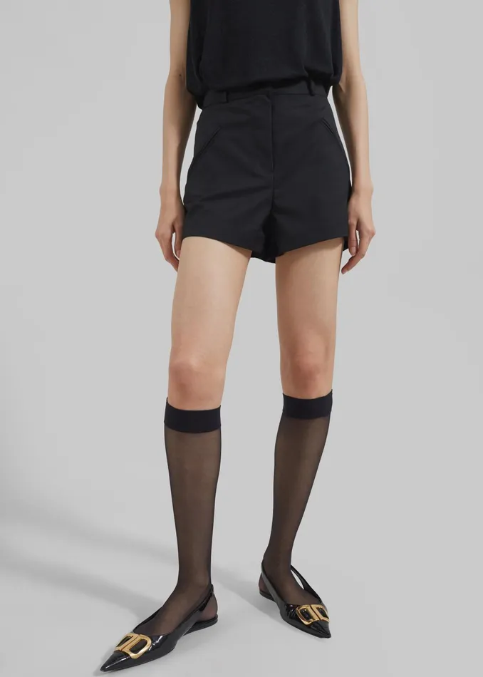 The Frankie Shop Bottoms Xandra Mini Shorts 8211 Black 8211 Women
