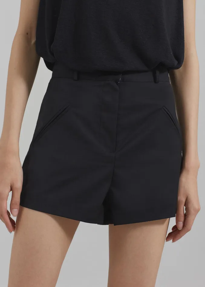 The Frankie Shop Bottoms Xandra Mini Shorts 8211 Black 8211 Women