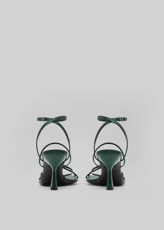 The Frankie Shop Christopher Esber Blaze Heels 8211 Evergreen 8211 Women
