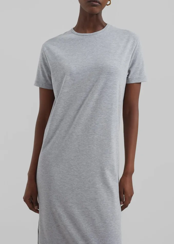 The Frankie Shop Dresses Maya TShirt Dress 8211 Grey 8211 Women
