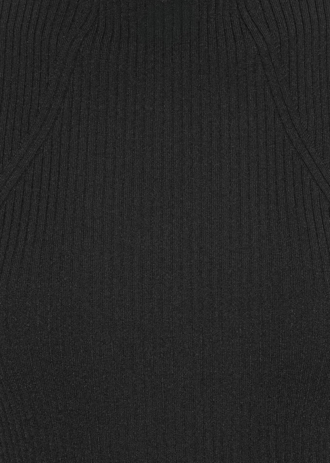 The Frankie Shop Dresses Rotate Knit Racer Cut Dress 8211 Black 8211 Women