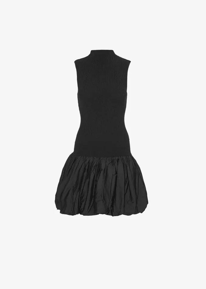 The Frankie Shop Dresses Rotate Knit Racer Cut Dress 8211 Black 8211 Women