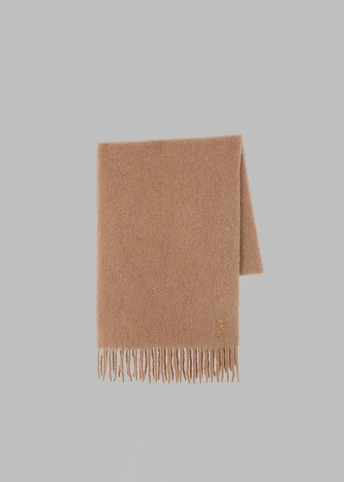 The Frankie Shop Frankie Lanne Scarf 8211 Camel 8211 Women
