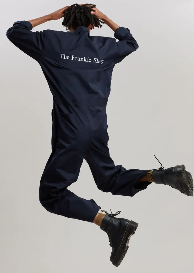 The Frankie Shop Jumpsuits Tfs Oversized Boiler Suit 8211 Navy 8211 Women