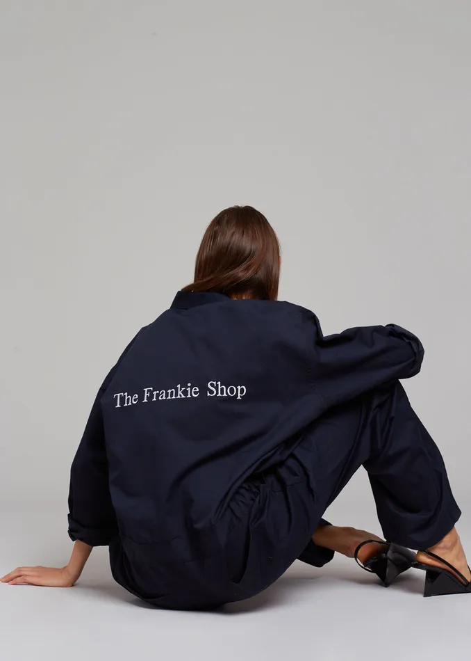 The Frankie Shop Jumpsuits Tfs Oversized Boiler Suit 8211 Navy 8211 Women